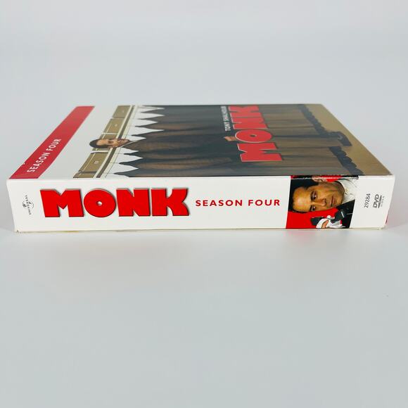 Monk - The Complete Fourth Season (DVD, 2006, 4-Disc Set) - Good Used Condition - Picture 9 of 15